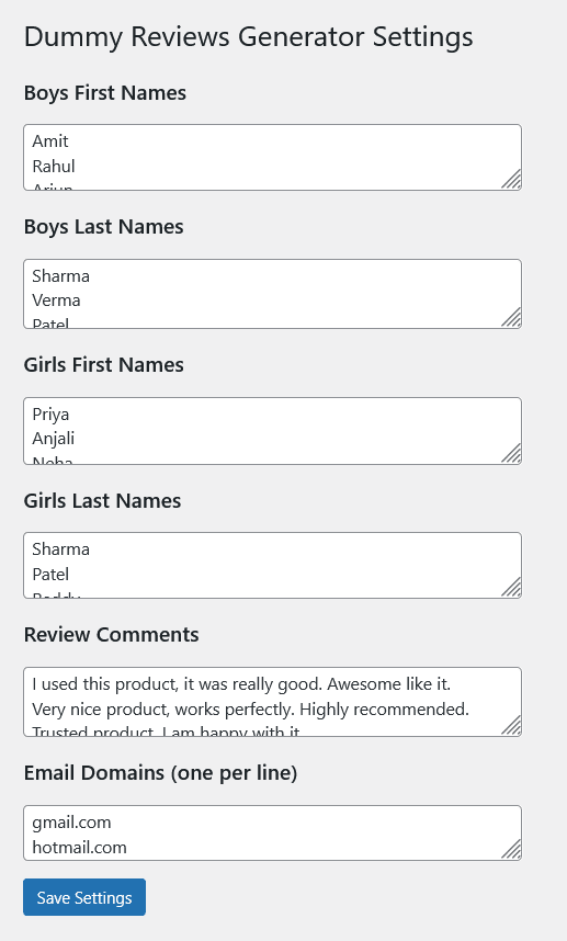 Dummy Review Generator for WordPress - Image 2